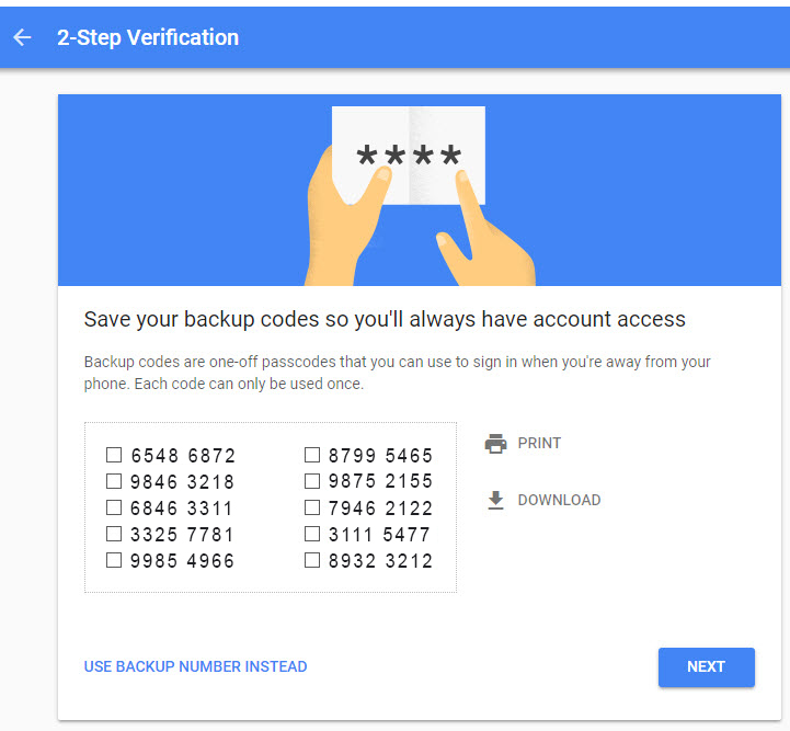 google authenticator lost backup codes forums