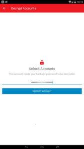 Authy unlock accounts
