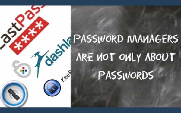 Password managers are not only about passwords!