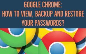 Viewing Google Chrome Passwords