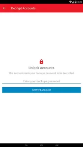 Authy unlock accounts.