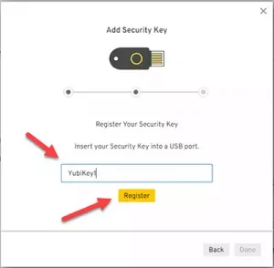 Securing the Keeper with YubiKey.