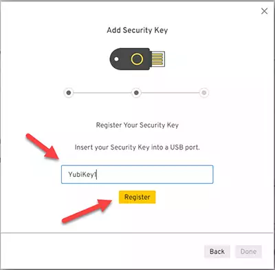 Securing the Keeper with YubiKey.