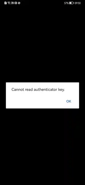 Bitwarden warning message when trying to scan the QR code generated by the Google Authenticator app - Cannot read authenticator key.