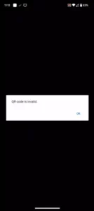Exporting Google Authenticator to Microsoft Authenticator error message when scanning QR code.